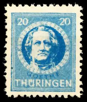 SBZ THÜRINGEN Nr 98AYz1 postfrisch 6706DE