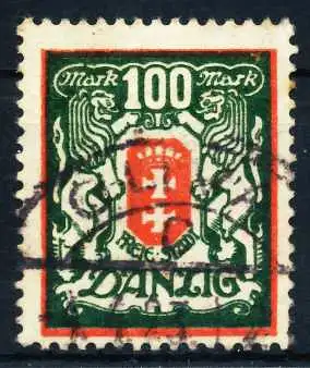 DANZIG 1923 Nr 128Y gestempelt 4DF4AE