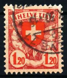 SCHWEIZ 1924 Nr 195x gestempelt 4C6606