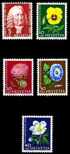 SCHWEIZ PRO JUVENTUTE Nr 663-667 postfrisch S8F16E6