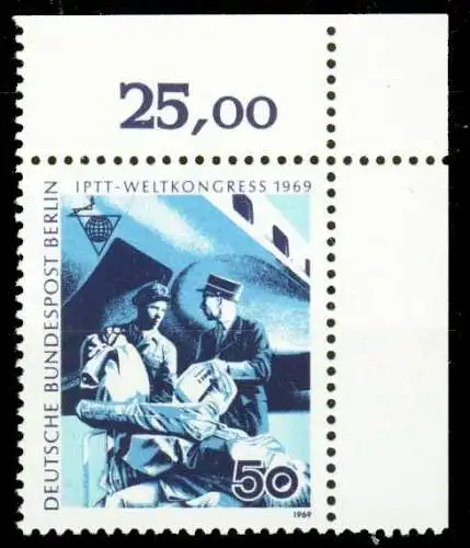 BERLIN 1969 Nr 345 postfrisch ECKE-ORE 2BCA4A