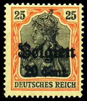 BES 1WK LP BELGIEN Nr 17 postfrisch 4181D6