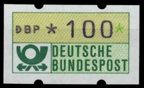 BRD ATM 1981 Nr 1-1-100 postfrisch S7F530A