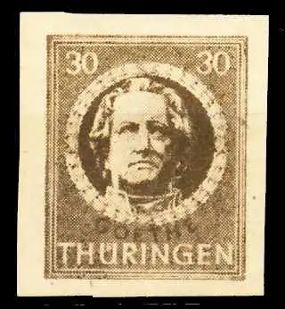 SBZ THÜRINGEN Nr 99BYaz2 postfrisch 67082A