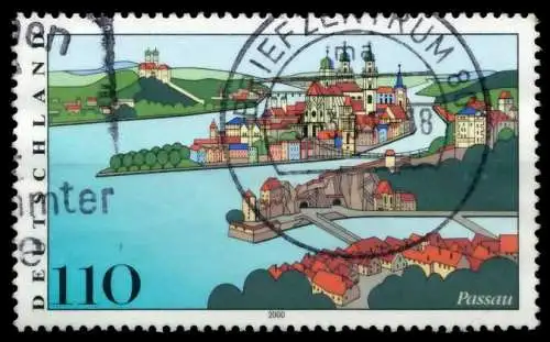 BRD 2000 Nr 2103 zentrisch gestempelt 6D497A