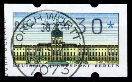 BERLIN ATM 1987 Nr 1-030 gestempelt 2C57F2