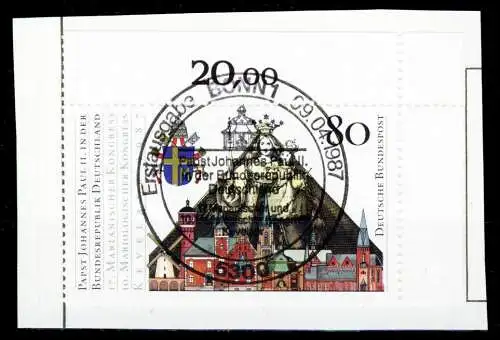 BRD 1987 Nr 1320 ESST zentrisch gestempelt ECKE-ORE 2CFD52