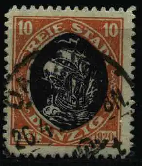 DANZIG 1921 Nr 54 gestempelt 0C57A6