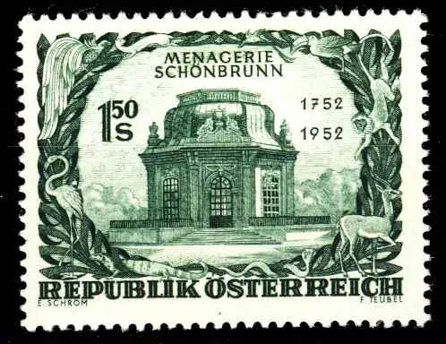 ÖSTERREICH 1952 Nr 973 postfrisch 2F025A