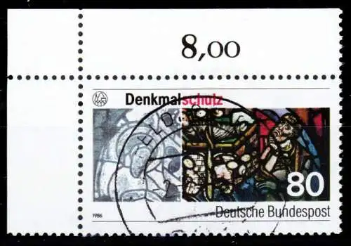 BRD 1986 Nr 1291 zentrisch gestempelt ECKE-OLI 2CFDA6
