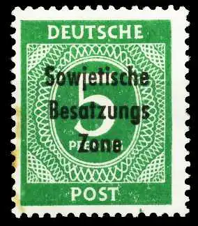 SBZ ALLG. AUSGABEN Nr 207a postfrisch 6774C2