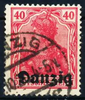 DANZIG 1920 Nr 6 gestempelt 4BD552