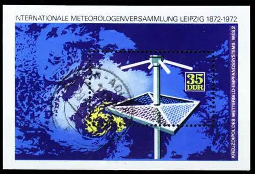 DDR BLOCK KLEINBOGEN Block 35 gestempelt 2BFFAE