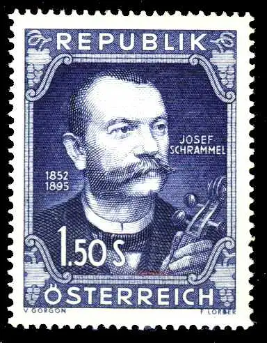 ÖSTERREICH 1952 Nr 970 postfrisch S8701B2