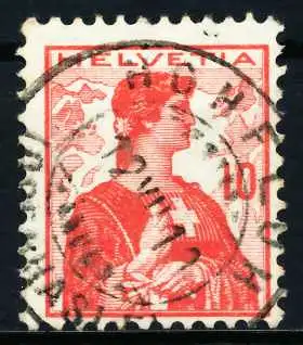 SCHWEIZ 1909 Nr 114 zentrisch gestempelt 4C62DA