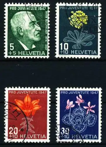 SCHWEIZ PRO JUVENTUTE Nr 488-491 gestempelt 4C99A6