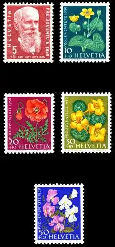 SCHWEIZ PRO JUVENTUTE Nr 687-691 postfrisch 4C9BC2