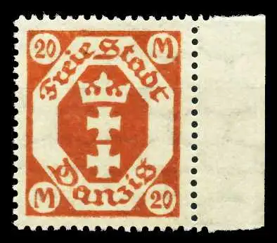 DANZIG 1923 Nr 126Y postfrisch 4CF886