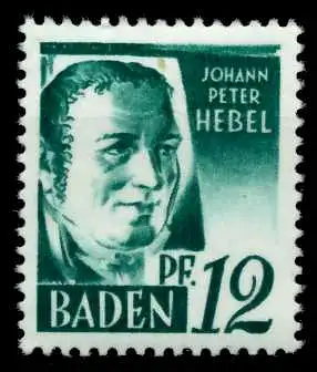 FZ BADEN 1. AUSGABE SPEZIALISIERT Nr 4yvI postfrisch 6C0AFE