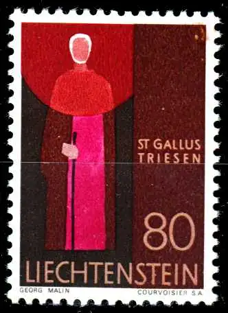 LIECHTENSTEIN 1967 Nr 492 postfrisch SB42CF2