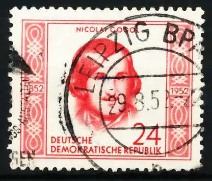 DDR 1952 Nr 313 zentrisch gestempelt 5EF7AA