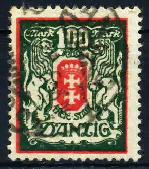 DANZIG 1923 Nr 128Y gestempelt 4DF4AA