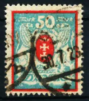 DANZIG 1923 Nr 127X gestempelt 4DF56E
