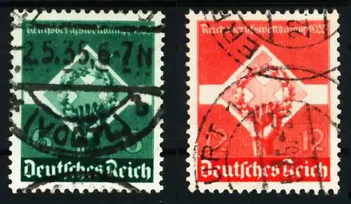 3. REICH 1935 Nr 571-572 gestempelt 5D27F6