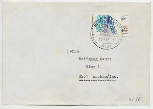 BERLIN 1984 Nr 717 BRIEF EF 5C7F82