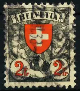 SCHWEIZ 1924 Nr 197z gestempelt 4FB012