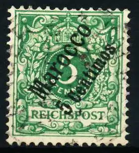 DEUTSCHE AUSLANDSPOSTÄMTER MAROKKO Nr 2 gestempelt 458952