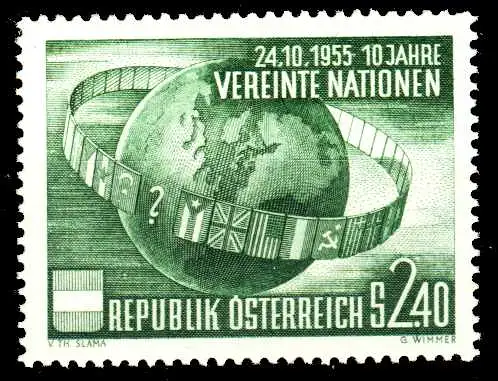 ÖSTERREICH 1955 Nr 1022 postfrisch S894A36