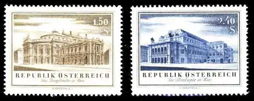 ÖSTERREICH 1955 Nr 1020-1021 postfrisch S894ABA