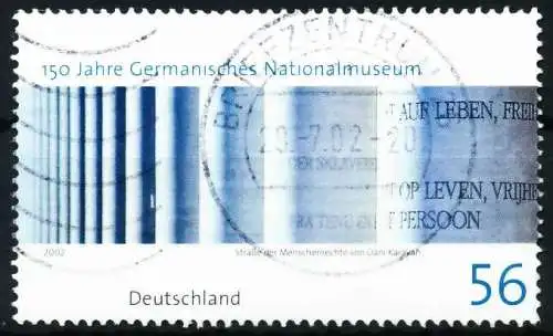 BRD 2002 Nr 2269 zentrisch gestempelt 64D046