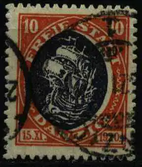 DANZIG 1921 Nr 54 gestempelt 0C578E