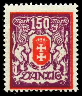 DANZIG 1923 Nr 129Y postfrisch 4CF94A