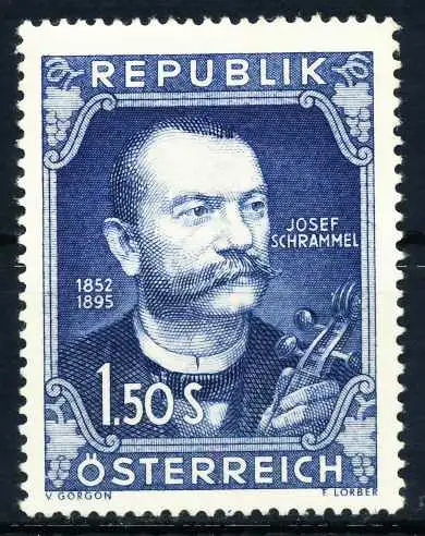 ÖSTERREICH 1952 Nr 970 postfrisch 46B372