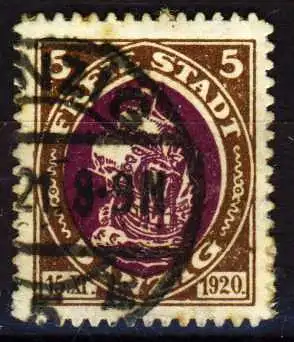 DANZIG 1921 Nr 53 gestempelt 12C406