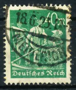 D-REICH INFLA Nr 244a zentrisch gestempelt 6A9046