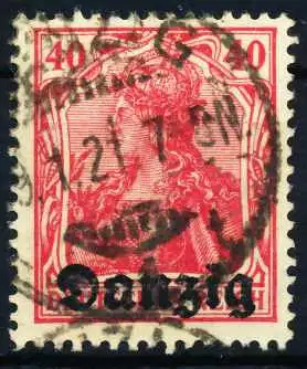 DANZIG 1920 Nr 6 gestempelt 4BD592