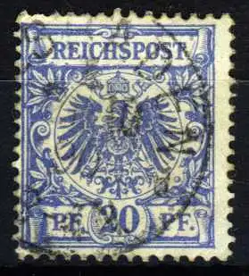 D-REICH K A Nr 48a zentrisch gestempelt 23186E