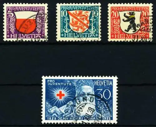SCHWEIZ PRO JUVENTUTE Nr 229-232 gestempelt 4C971A