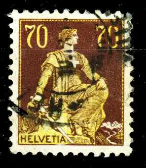 SCHWEIZ 1908 Nr 108 gestempelt 299B1E