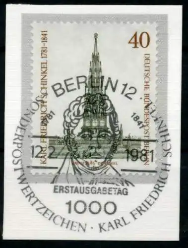 BERLIN 1981 Nr 640 gestempelt Briefst³ck zentrisch 62115A