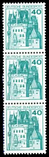 BRD DS BURGEN U. SCHLÖSSER Nr 915R postfrisch 3ER STR 278D56