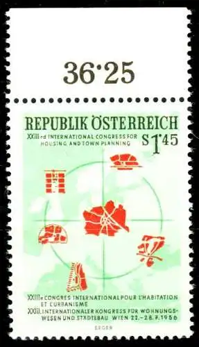ÖSTERREICH 1956 Nr 1027 postfrisch ORA 336B0A