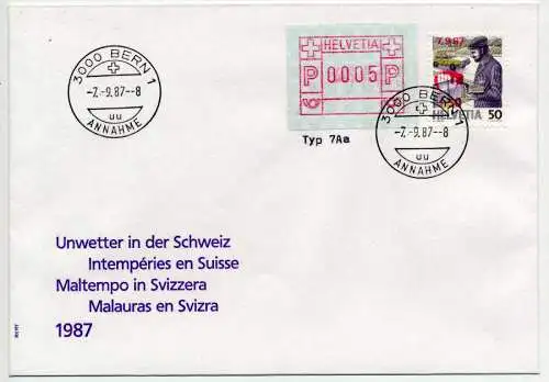 SCHWEIZ ATM Nr 3 BRIEF EF 55732E