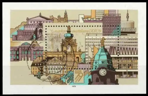 DDR BLOCK KLEINBOGEN Block 55 gestempelt 561A1A