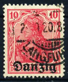 DANZIG 1920 Nr 2b gestempelt 4BD4B2