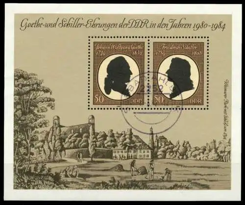 DDR BLOCK KLEINBOGEN Block 66 gestempelt 5684B6